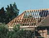 Timber cut pitch roof framing Cobham Surrey